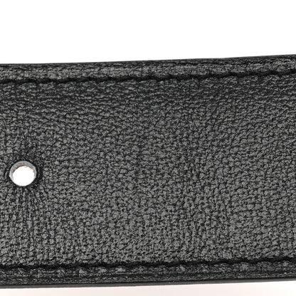 Hermes Box Togo 32mm Belt Strap 90 Black Gold 4 of 5