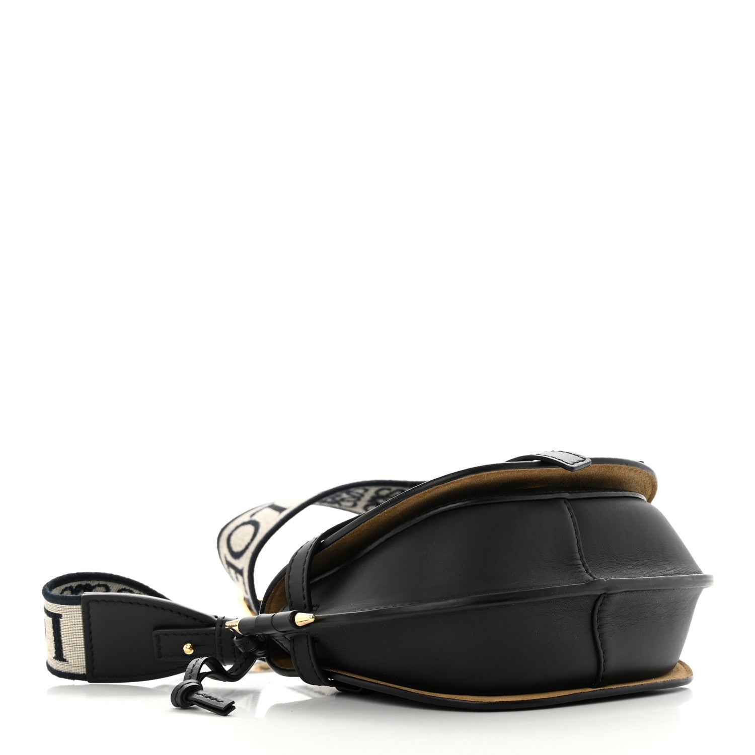 Loewe Calfskin Jacquard Mini Gate Dual Bag Black 4 of 10