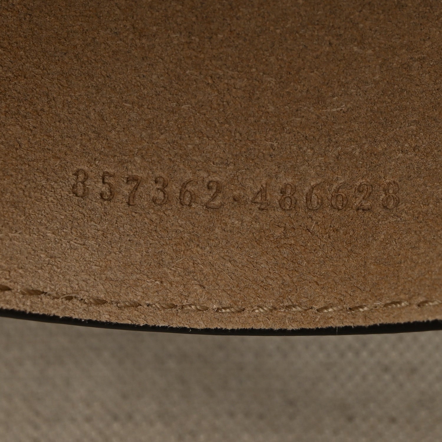 Gucci Micro GG Suede Large Chain Shoulder Bag Beige 7 of 10