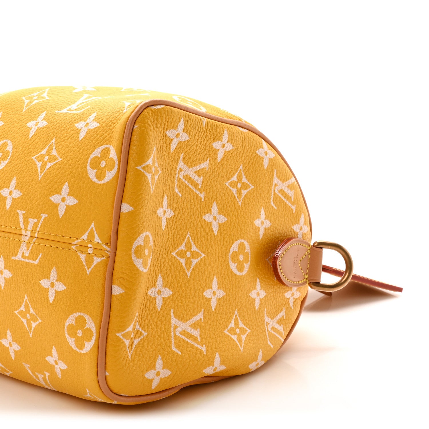 Louis Vuitton Calfskin Monogram Speedy P9 Bandouliere 25 Jaune Mat 10 of 10
