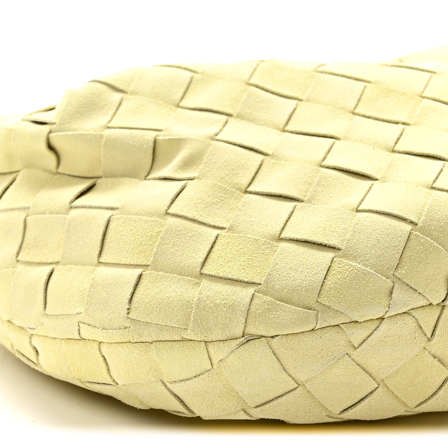 Bottega Veneta Suede Intrecciato Mini Jodie Lemon Wash 8 of 9