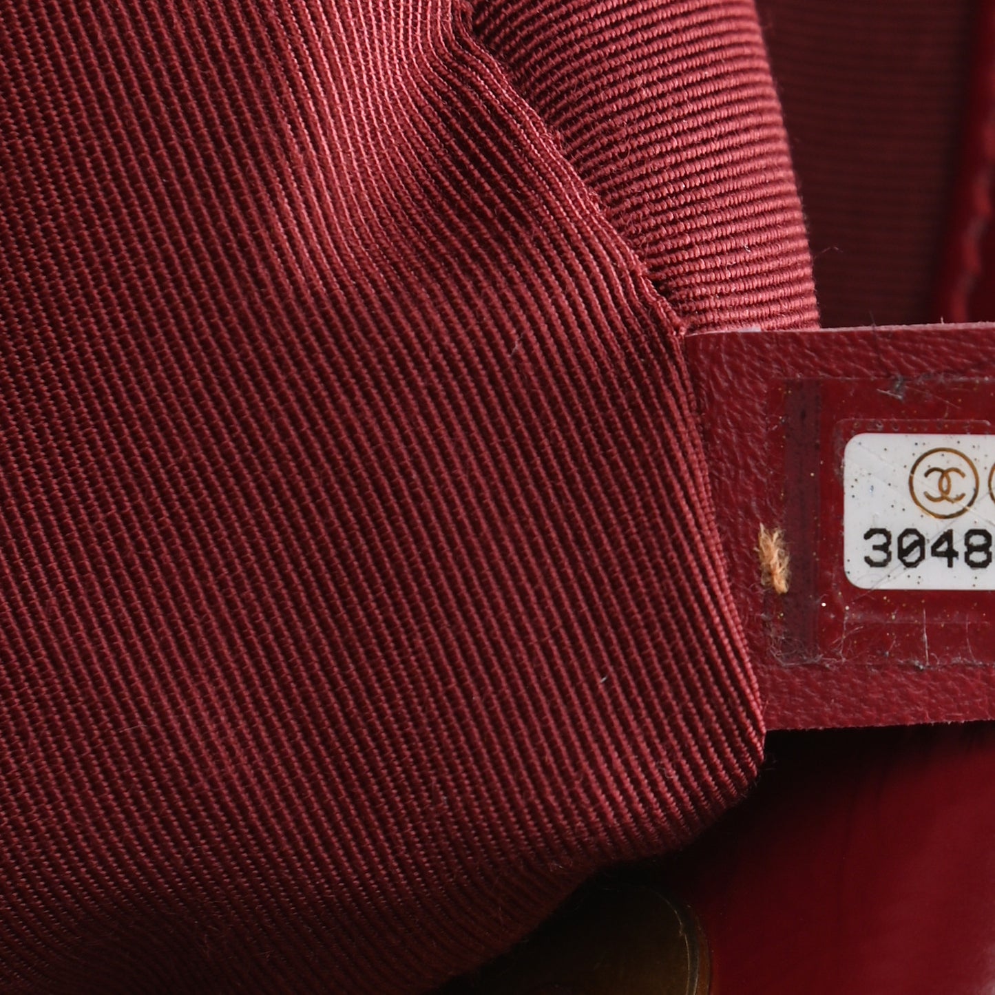 Shiny Aged Calfskin Shopping Bag Red