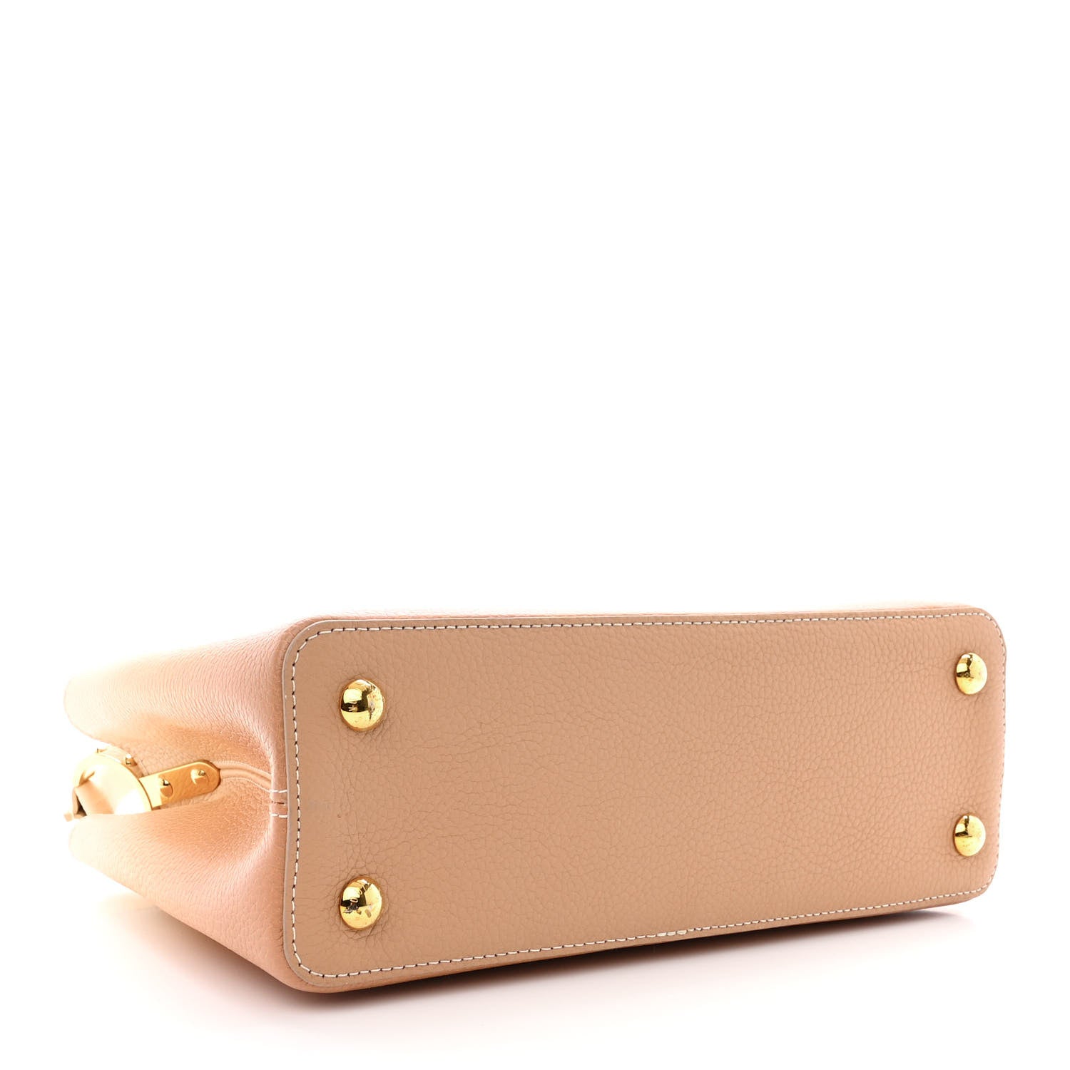 Louis Vuitton Taurillon Gradient Capucines PM Cloudy Creme 4 of 18