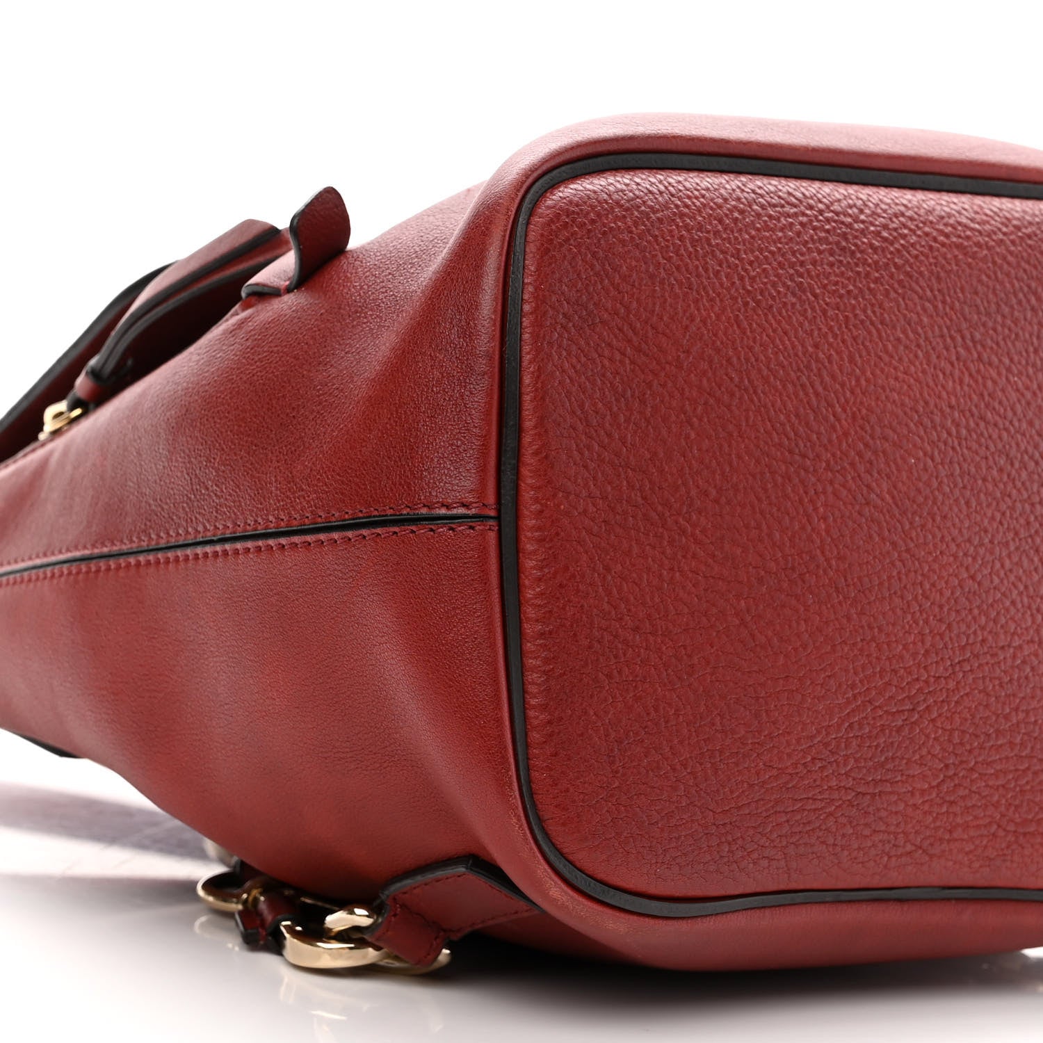 Chloe Suede Calfskin Small Faye Backpack Sienna Red 7 of 11