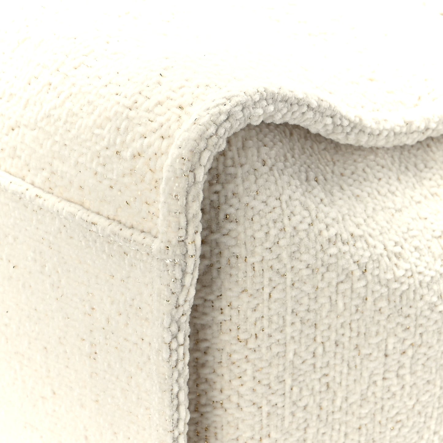 Mixed Fibers Calfskin Medium Deauville Tote Light Beige