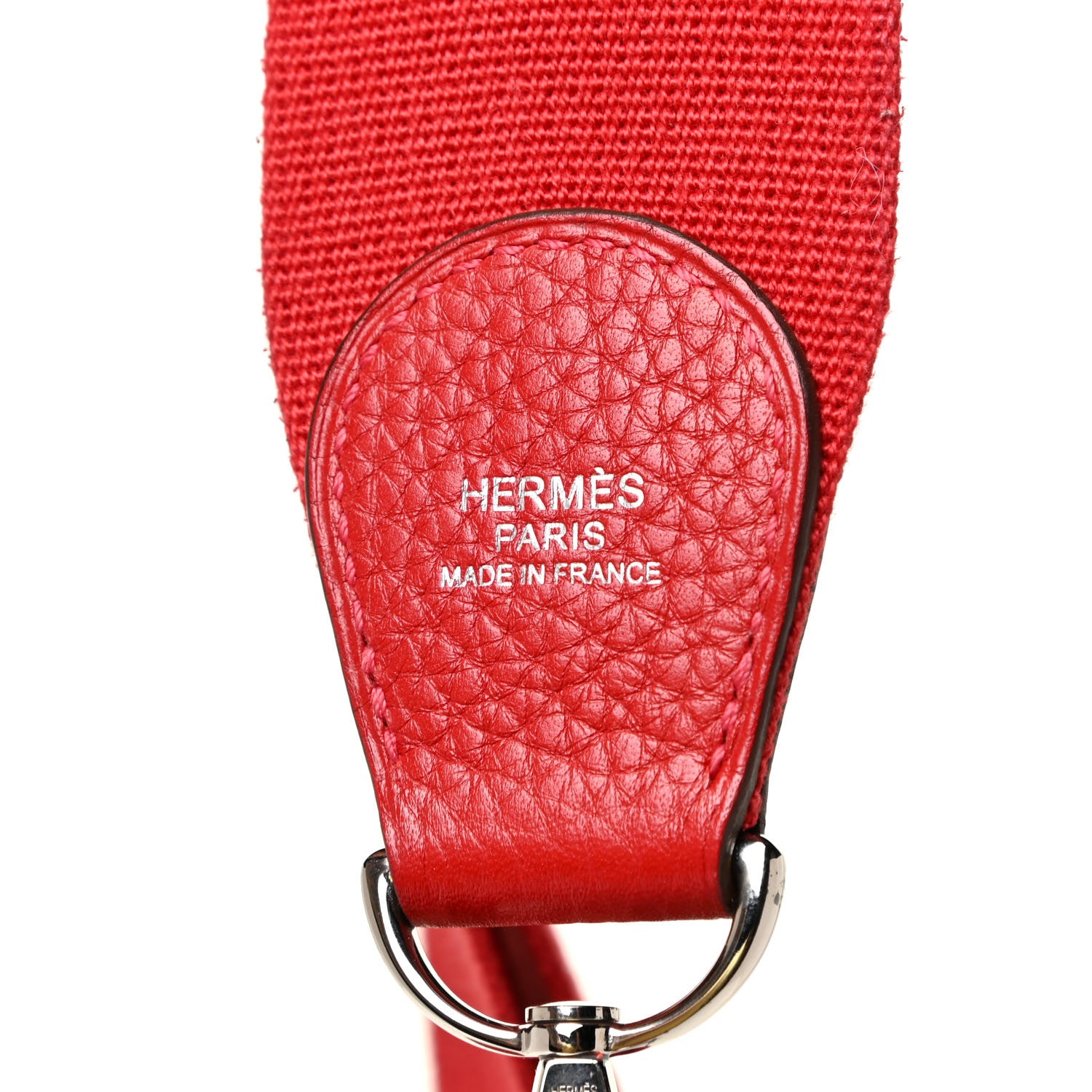 Hermes Taurillon Clemence Evelyne III PM Rouge Casaque 10 of 11