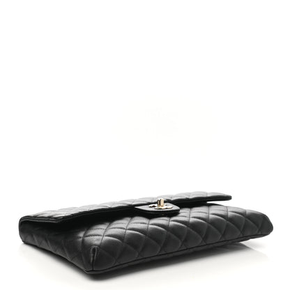Chanel Caviar Quilted Flap Clutch Black 4 of 9