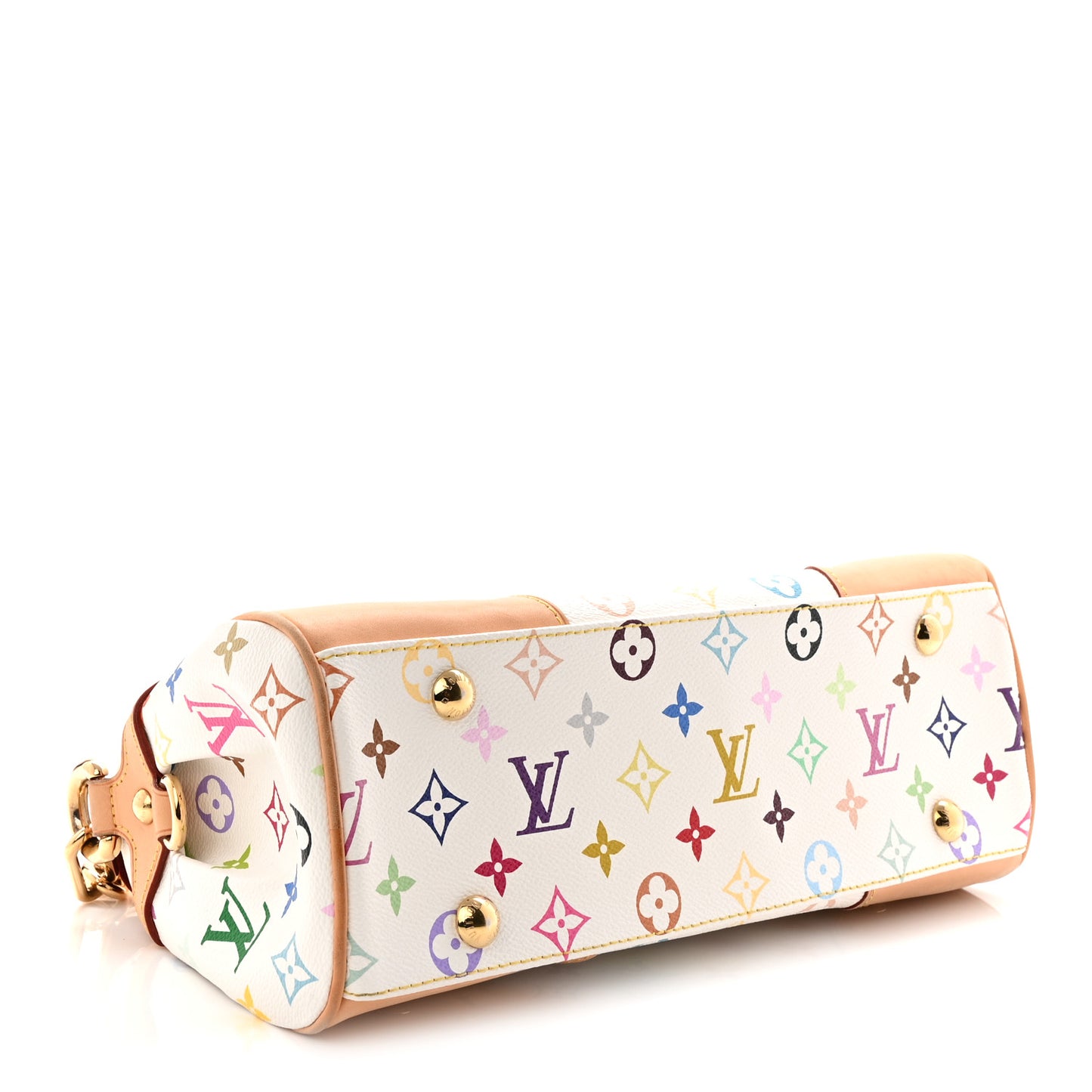 Monogram Multicolor Beverly MM White