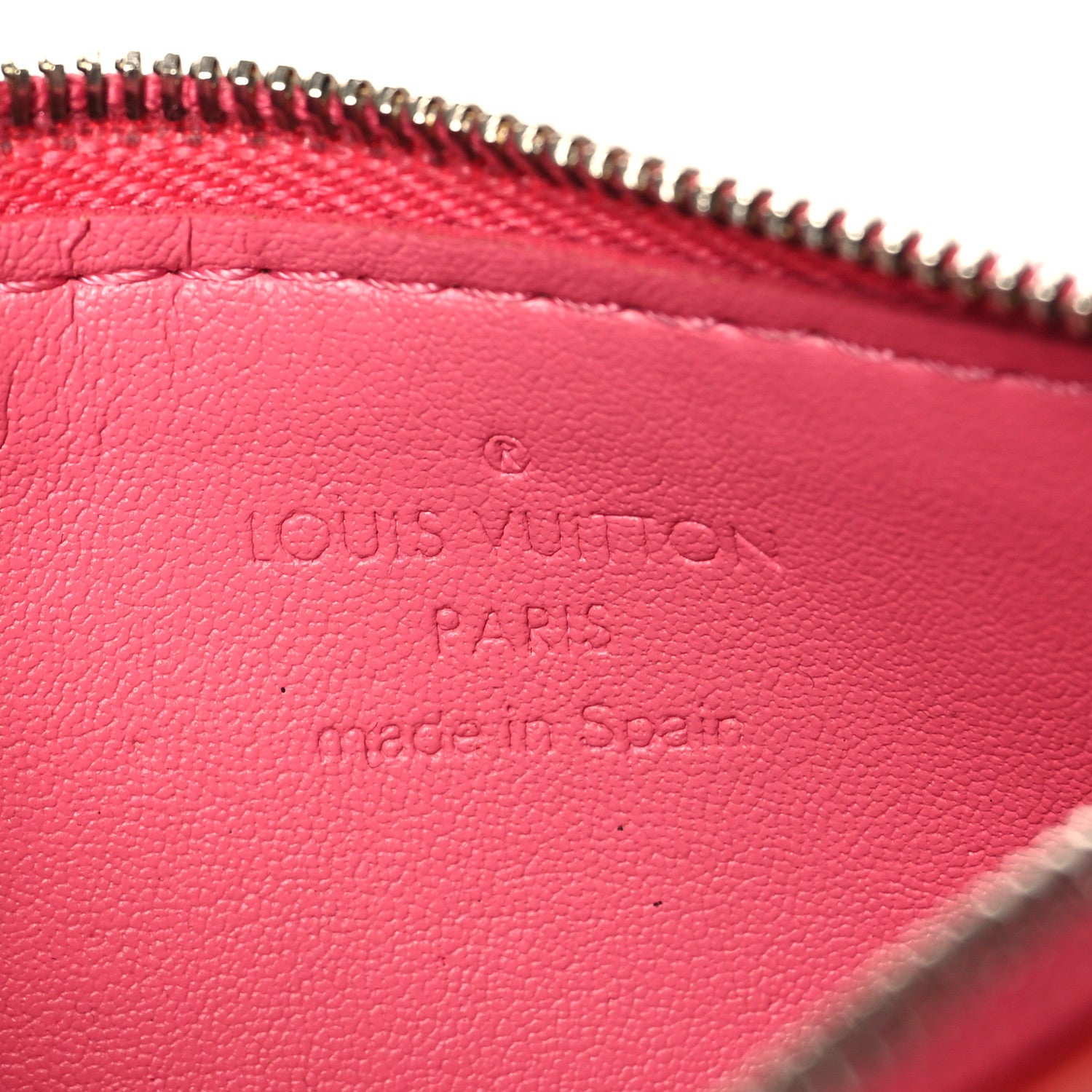 Louis Vuitton Vernis Key Pouch Framboise 6 of 7