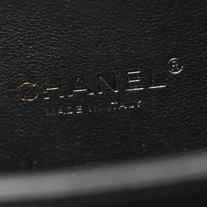 Chanel Caviar Quilted Small CC Filigree Vanity Case Beige Black 8 of 14