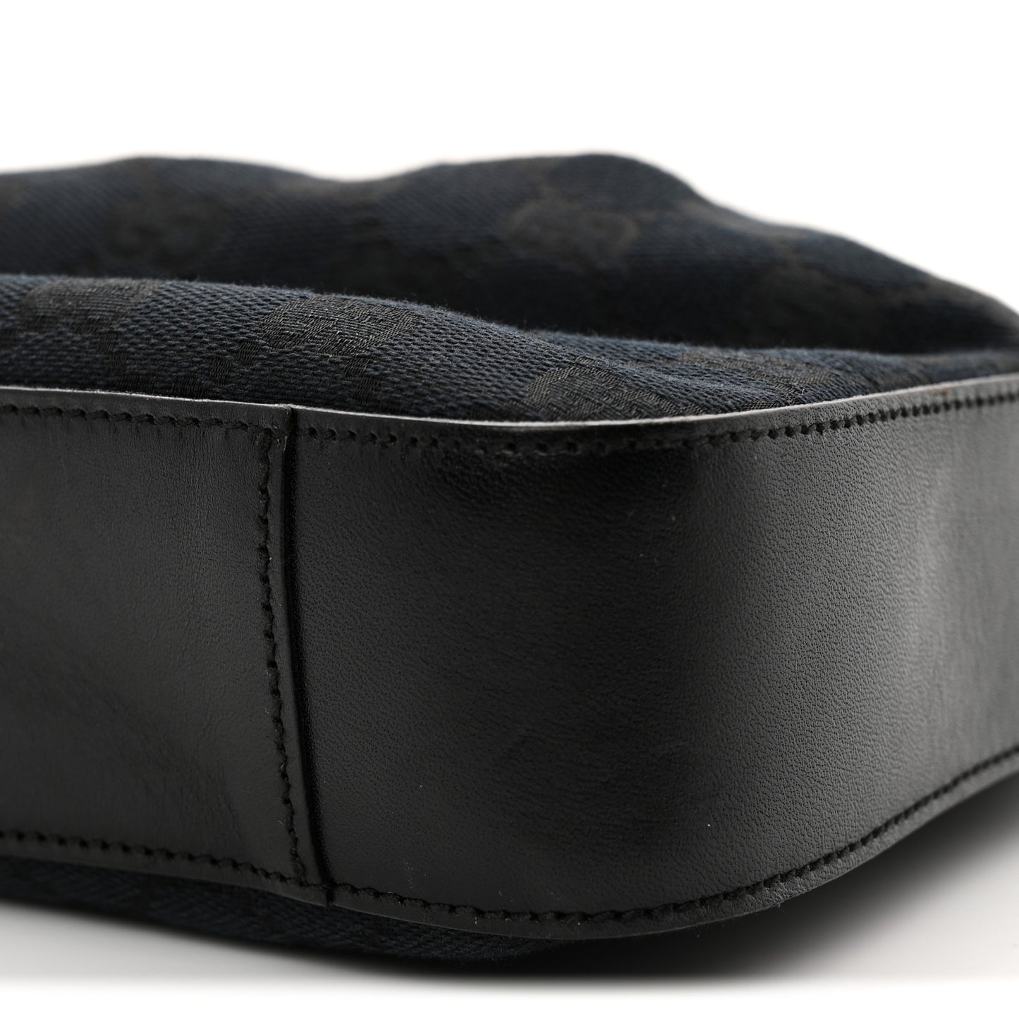 Monogram GG Clasp Hobo Black