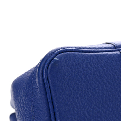 Hermes Negonda Garden Party 30 TPM Bleu Electrique 11 of 12