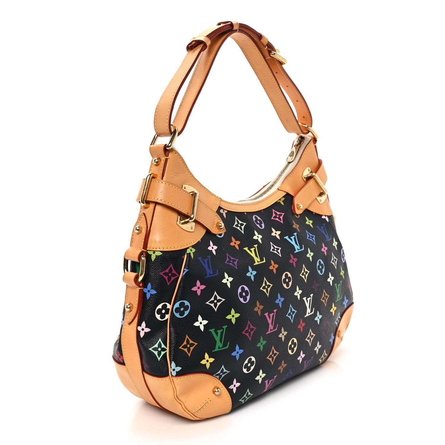 Louis Vuitton Monogram Multicolor Greta Black 3 of 11