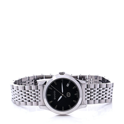 Gucci Stainless Steel 27mm G-Timeless Quartz Watch Black 2 of 6