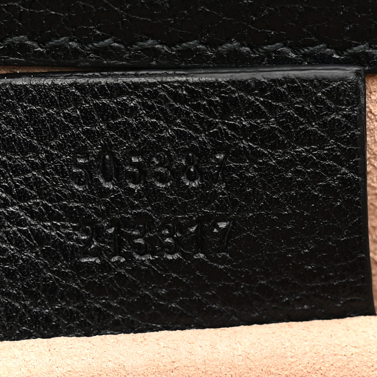 Calfskin Web Crystal Butterfly Stripe Small Totem Shoulder Bag Black
