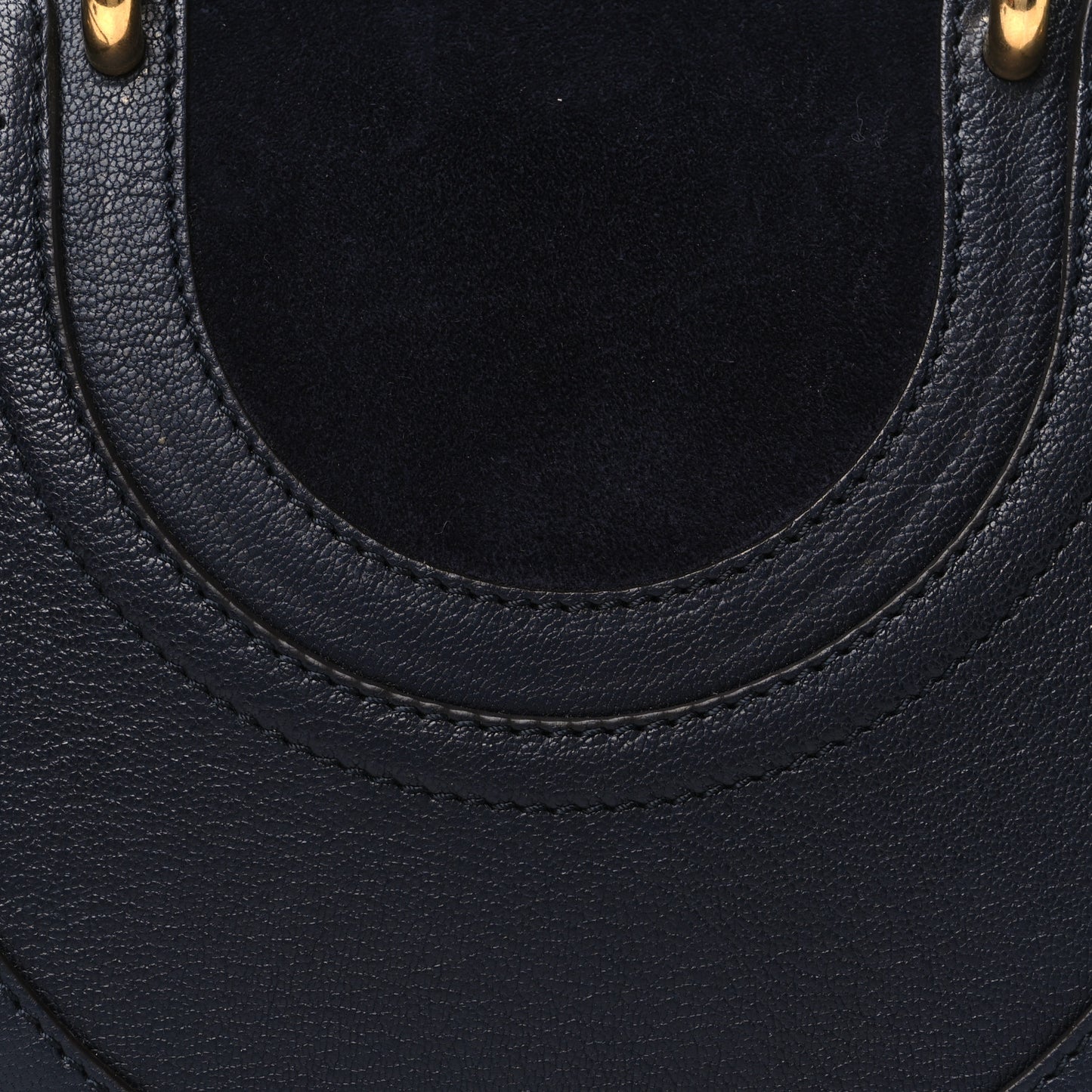 Shiny Goatskin Suede Small Pixie Bag Full Blue