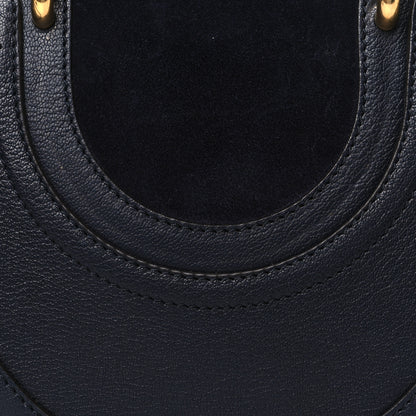 Chloe Shiny Goatskin Suede Small Pixie Bag Full Blue 9 of 11