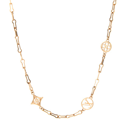 Louis Vuitton Metal Forever Young Short Necklace Gold 1 of 5