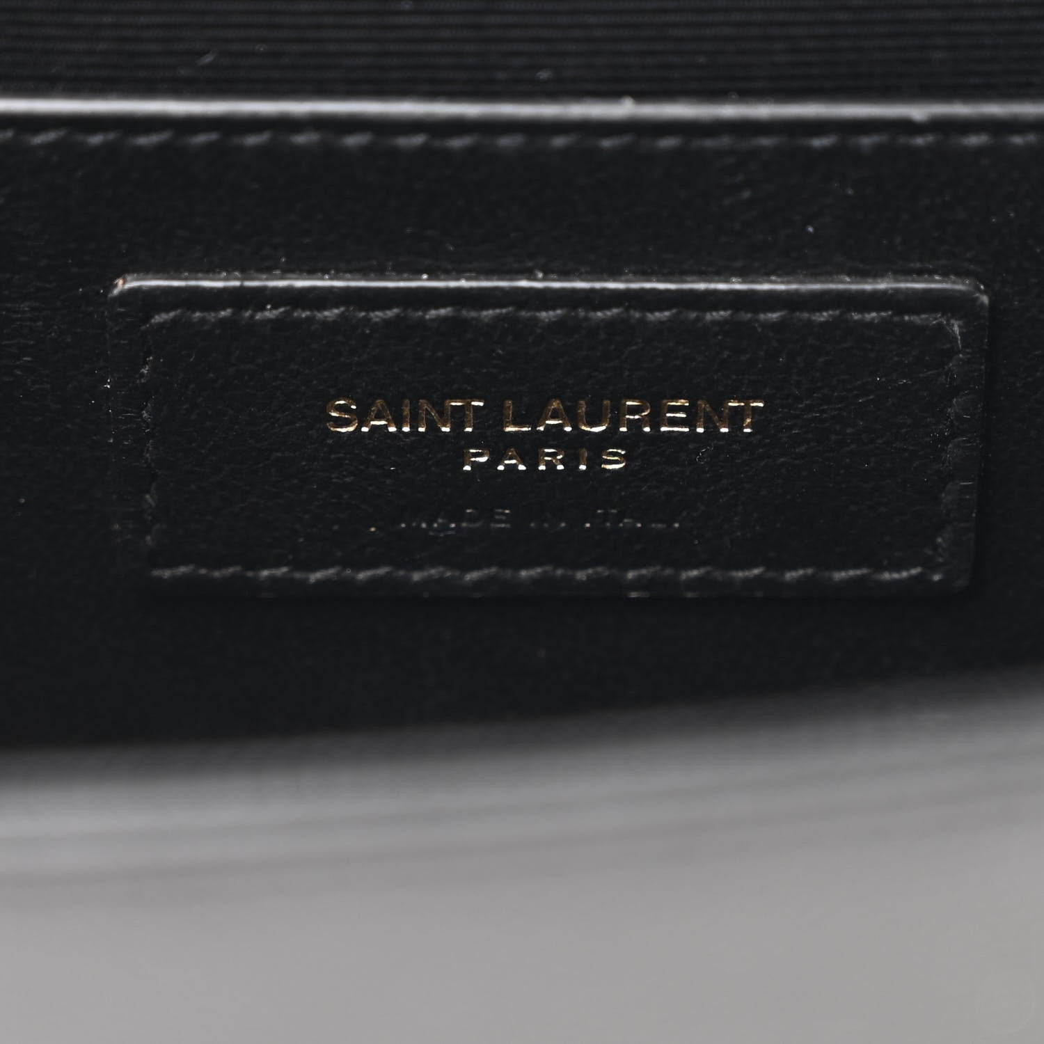 Saint Laurent Grain De Poudre Medium Classic Monogram Kate Satchel Black 6 of 10