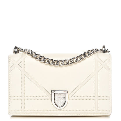 Christian Dior Calfskin Mini Diorama Flap Bag Off White 1 of 10