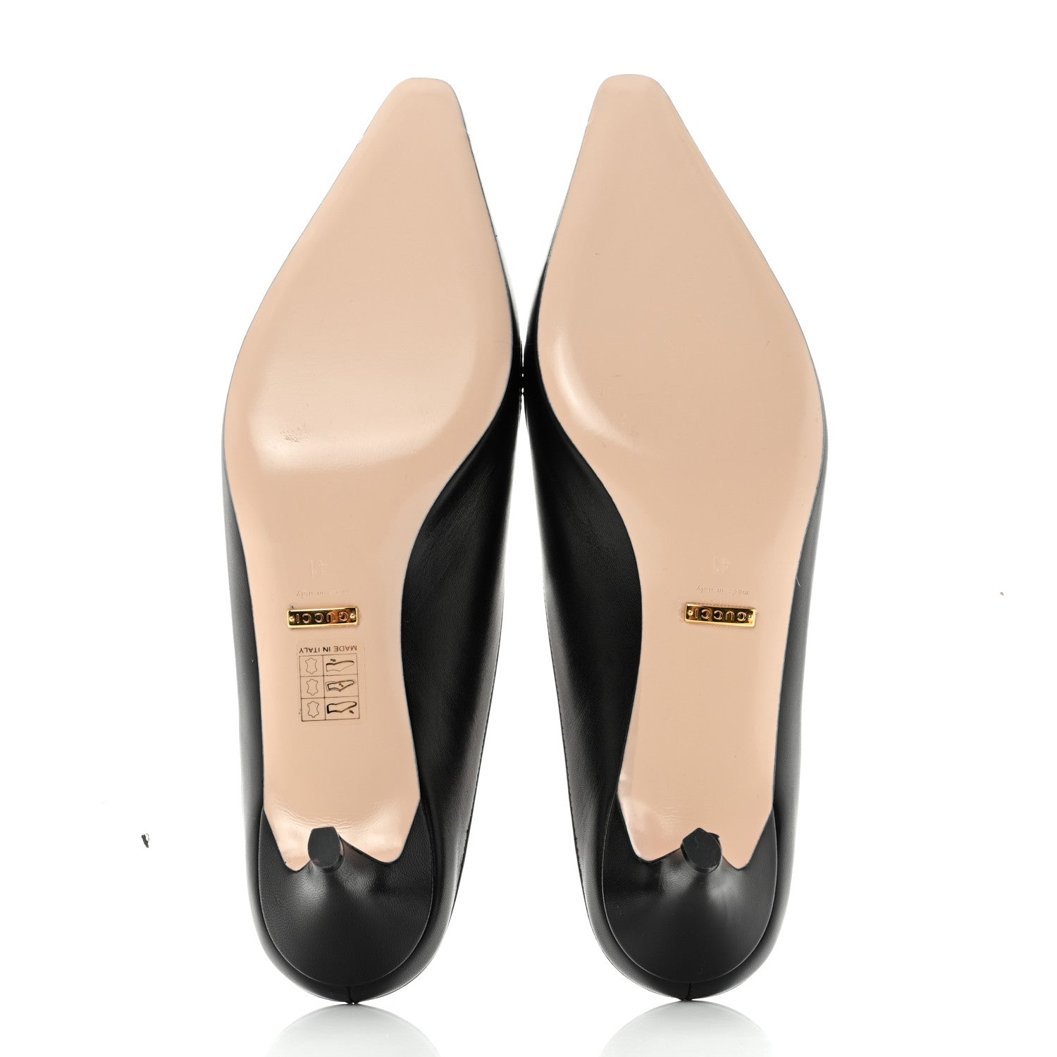 Gucci Malaga Kid Zumi Low Heel Mules 41 Black 3 of 8