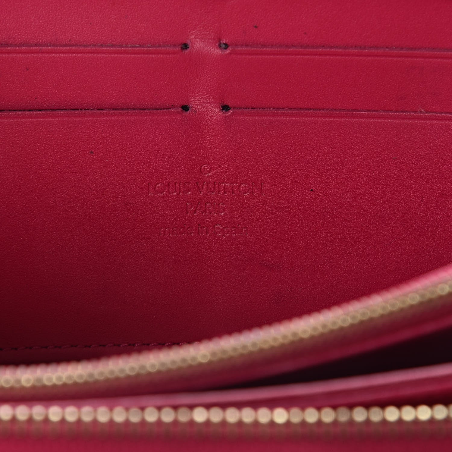 Louis Vuitton Vernis Ikat Zippy Wallet Rose Indien 6 of 6