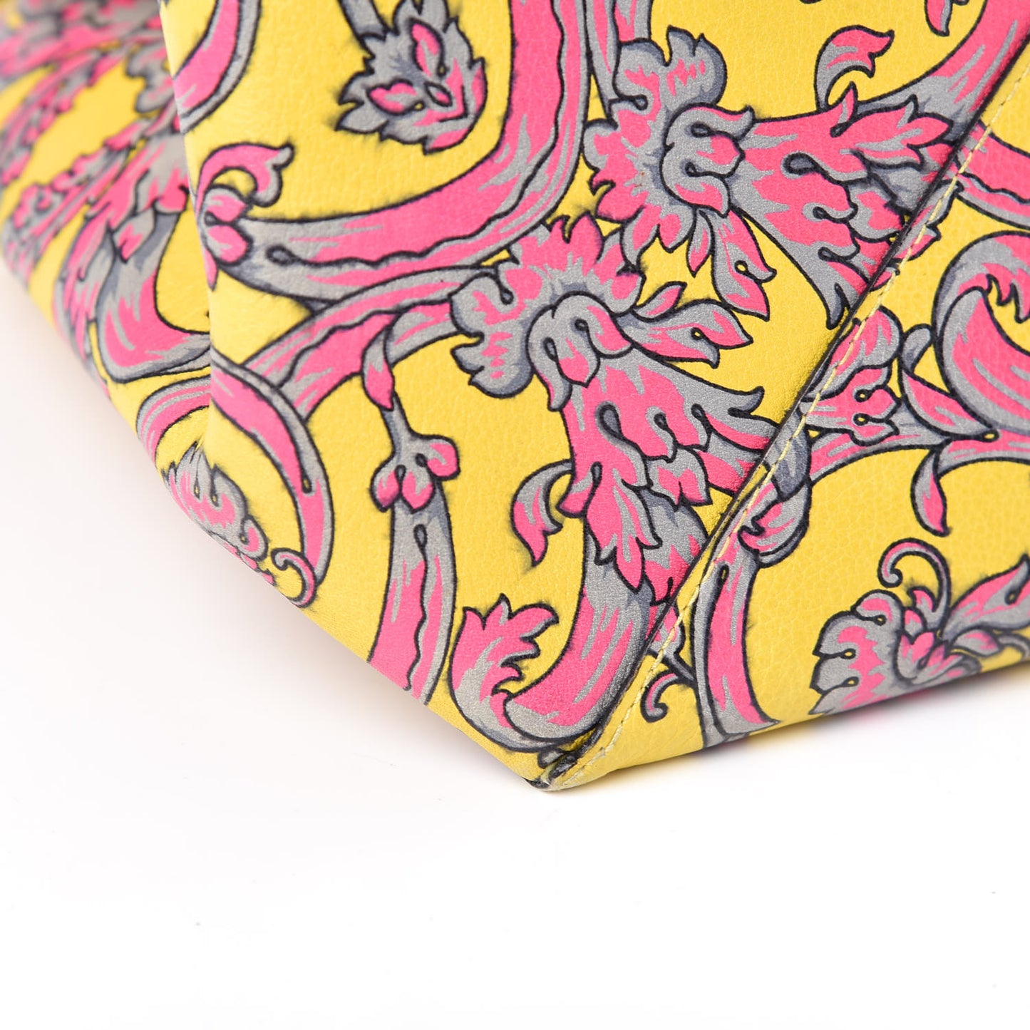 Calfskin Tales Of Spain Barroco Tote Yellow