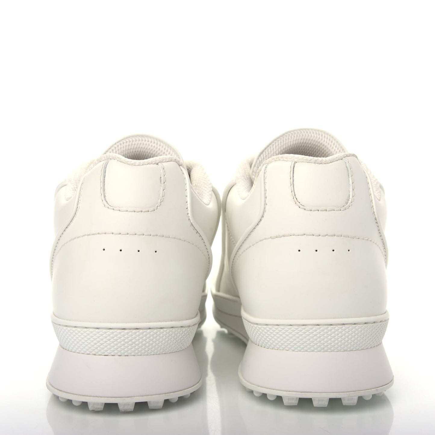 Calfskin Jump Low Top Sneakers 42 White