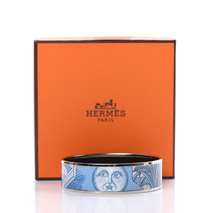 Hermes Enamel Printed Wide Bracelet 62 5 of 5