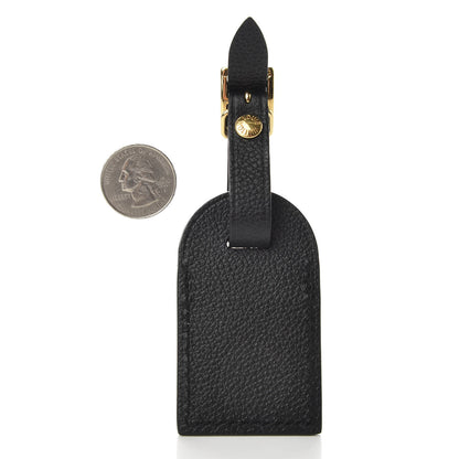 Louis Vuitton Taurillon Luggage Tag Black 2 of 4