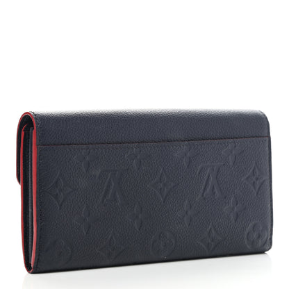 Louis Vuitton Empreinte Sarah Wallet NM Marine Rouge 2 of 7