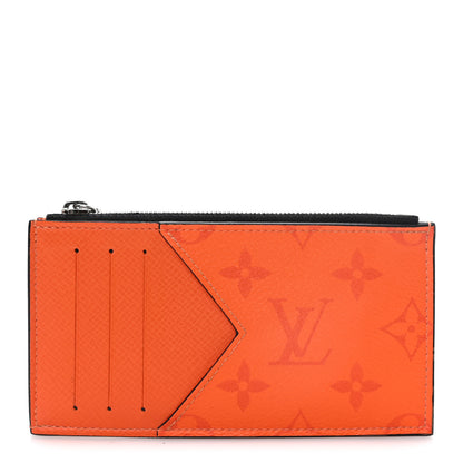 Louis Vuitton Taigarama Coin Card Holder Orange 1 of 6