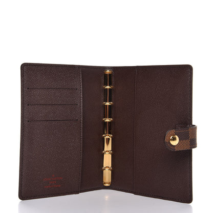 Louis Vuitton Damier Ebene Small Ring Agenda Cover 5 of 8