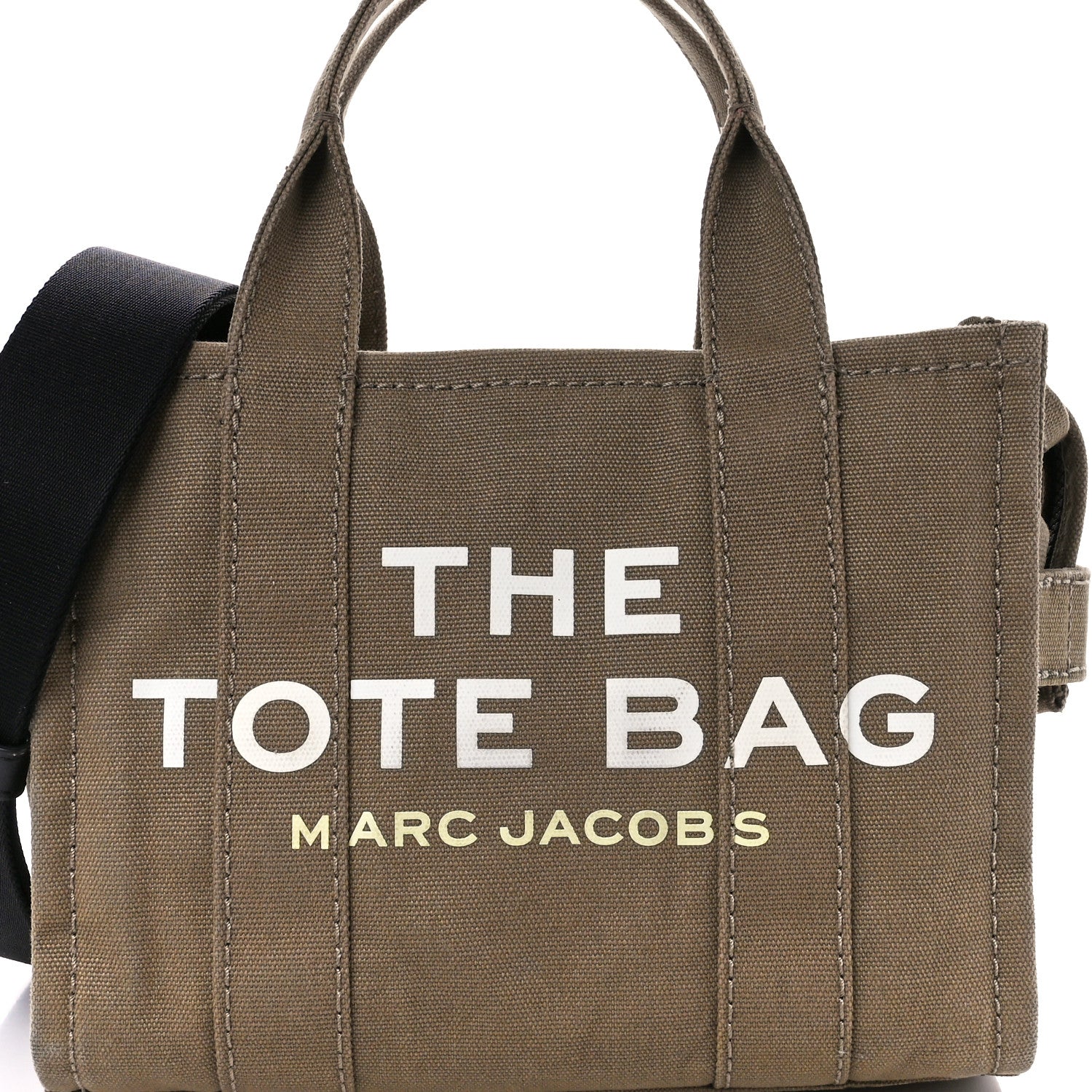 Marc Jacobs Cotton Canvas Small The Traveler Tote Bag Slate Green 8 of 11