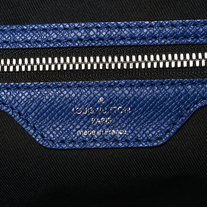 Louis Vuitton Taiga Monogram Eclipse Keepall Bandouliere 50 Pacific Blue 5 of 10