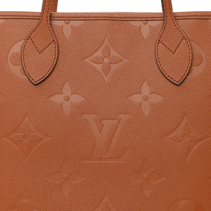 Louis Vuitton Empreinte Monogram Giant Neverfull MM Cognac 9 of 11