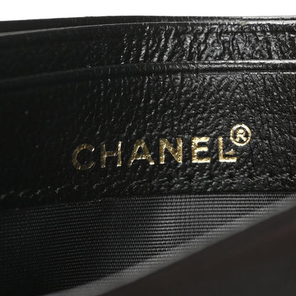 Chanel Goatskin CC Card Holder Black 6 of 9