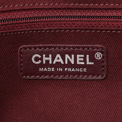 Chanel Sheepskin Quilted Jumbo Easy Flap Navy Blue 7 of 12