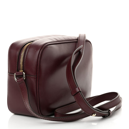 Salvatore Ferragamo Calfskin Vela Camera Crossbody Bag Burgundy 3 of 9
