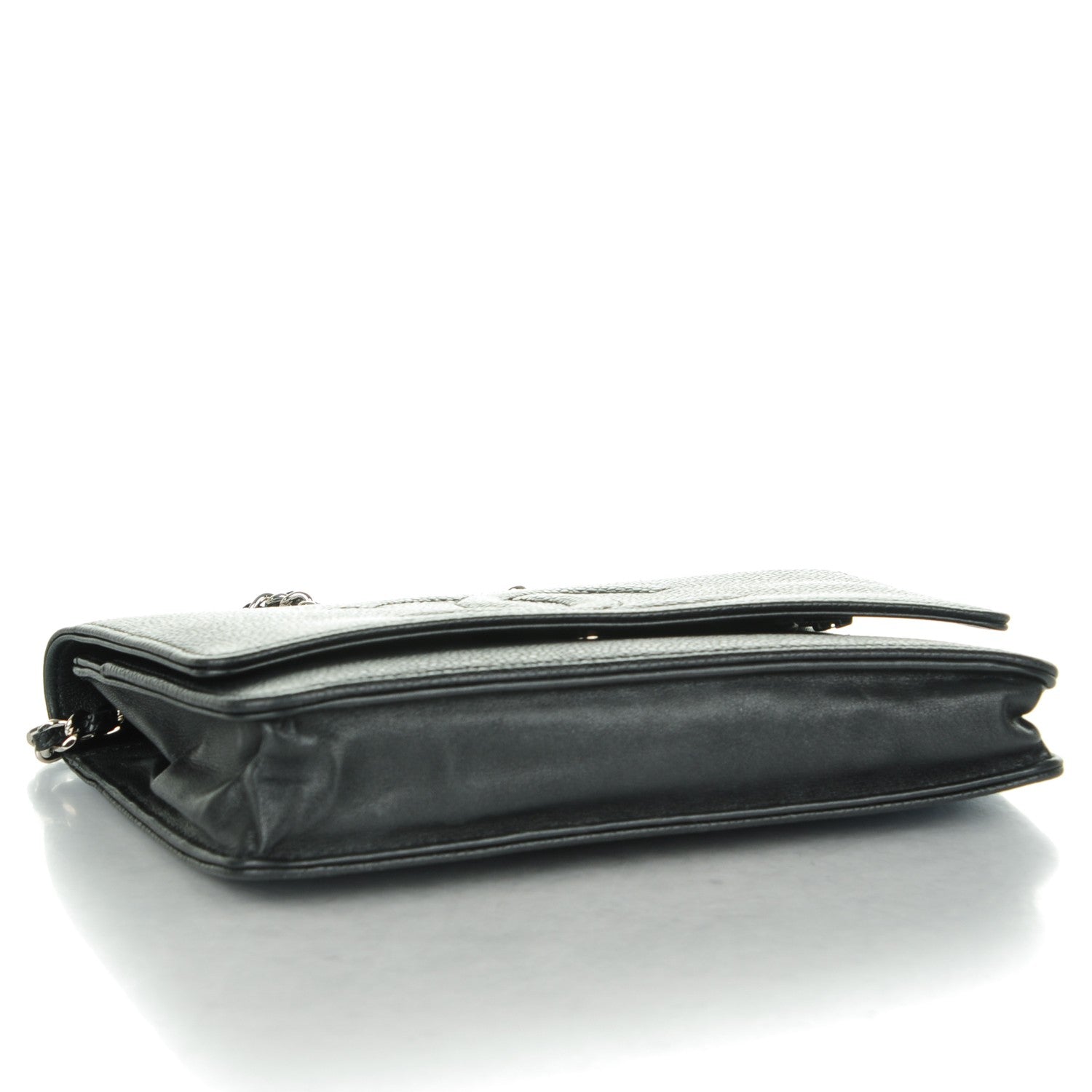 Chanel Caviar Timeless CC Wallet On Chain WOC Black 4 of 8