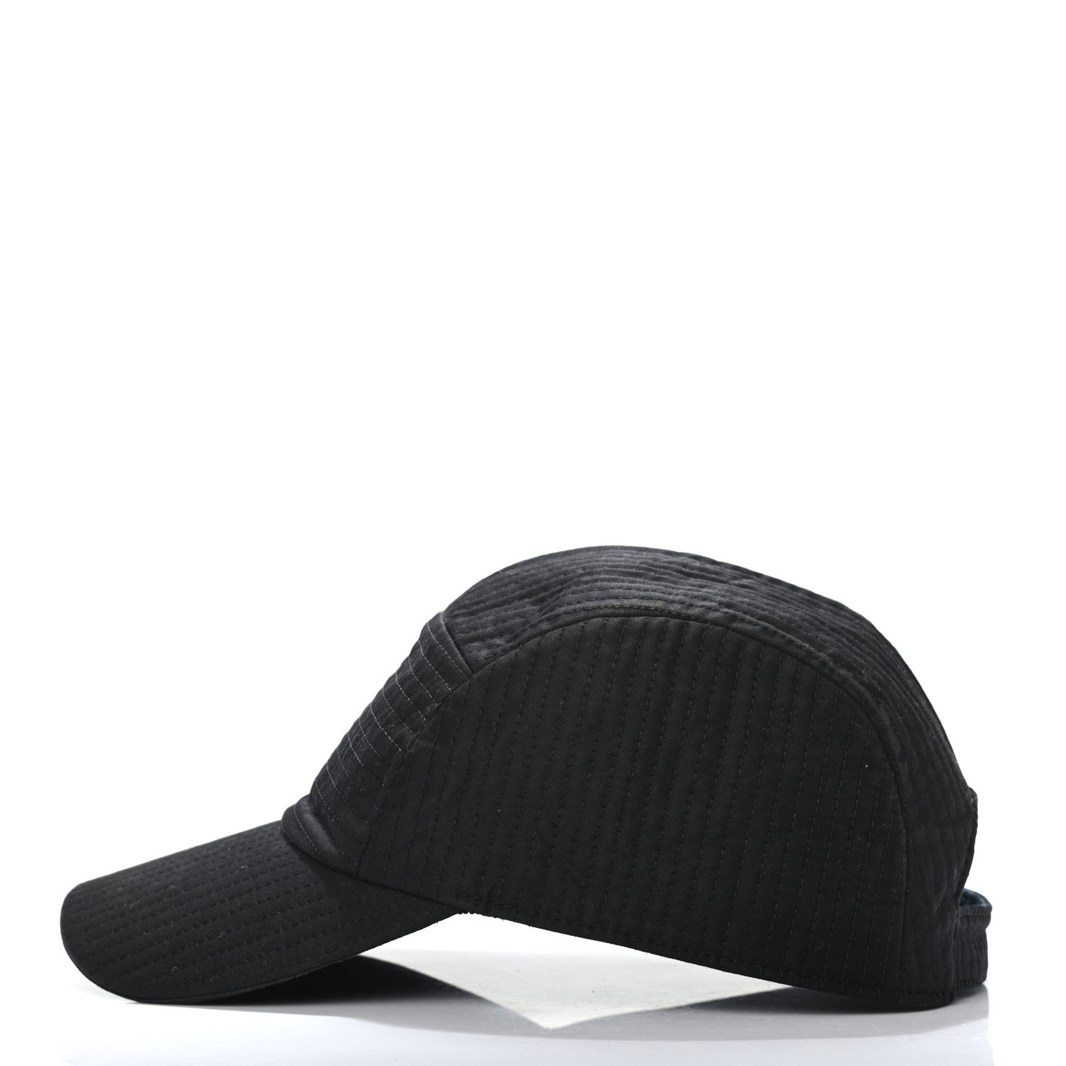 Hermes Cotton Viscose Stitched Hat 60 Black 4 of 8