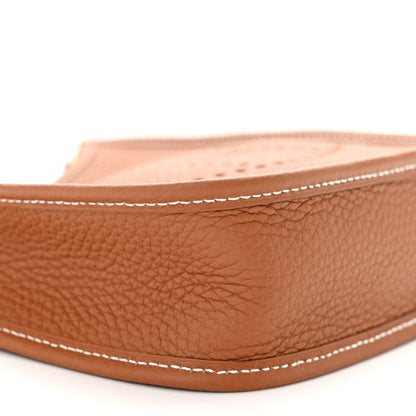 Hermes Taurillon Clemence Evelyne TPM Gold 9 of 11