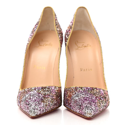 Christian Louboutin Glitter So Kate 120 Pumps 35 Rosette Gold 2 of 8