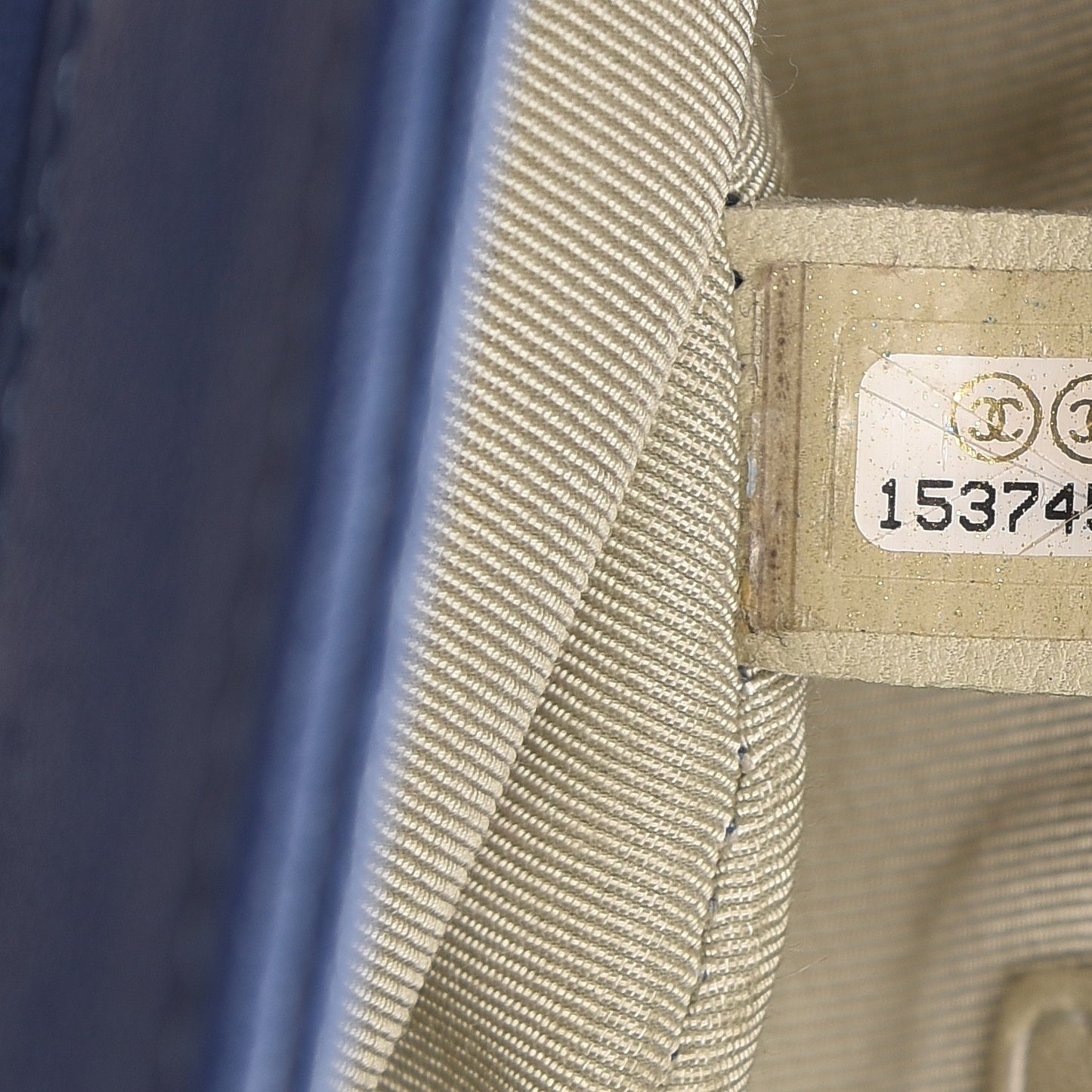 Washed Lambskin Quilted Mini Chain Around Flap Blue