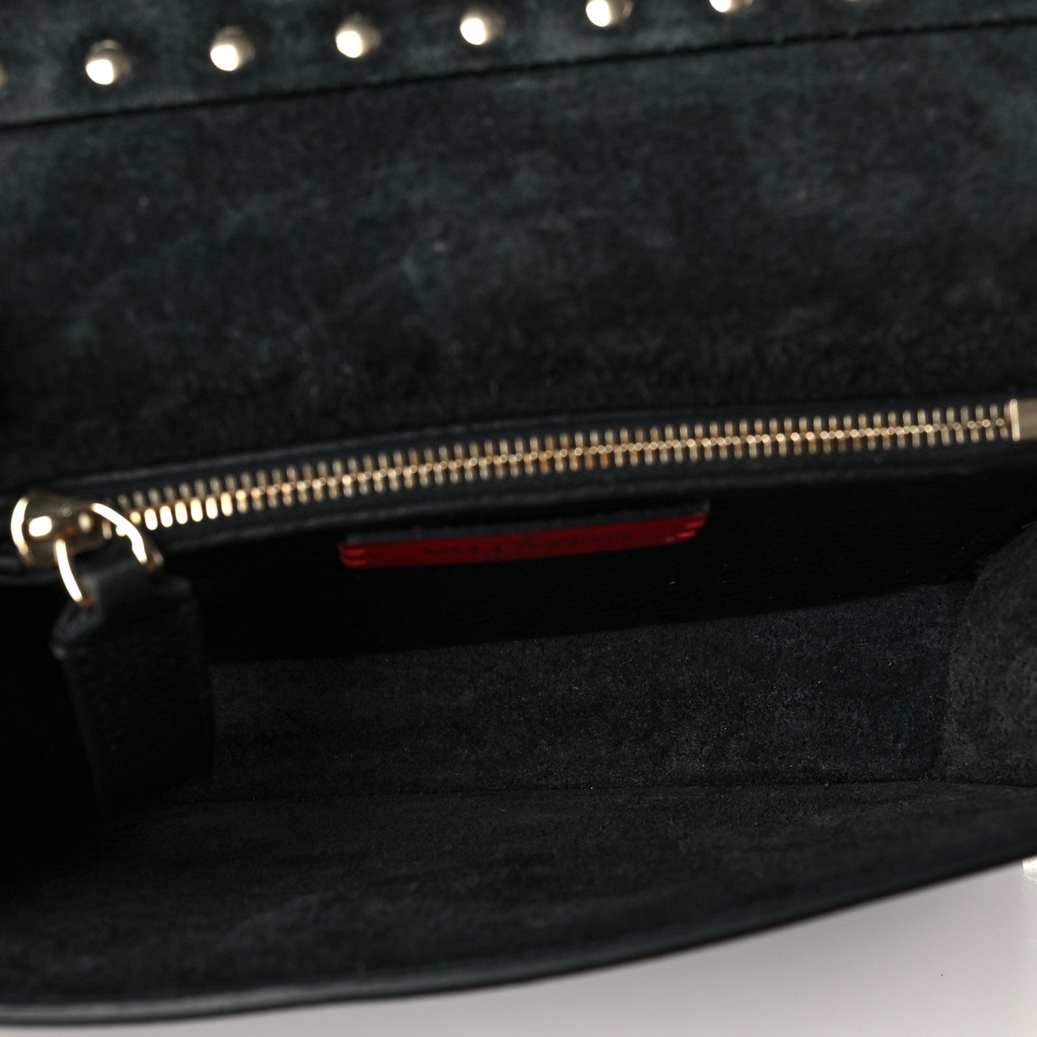 Valentino Garavani Pebbled Calfskin Rockstud Side Slip Crossbody Black 5 of 6