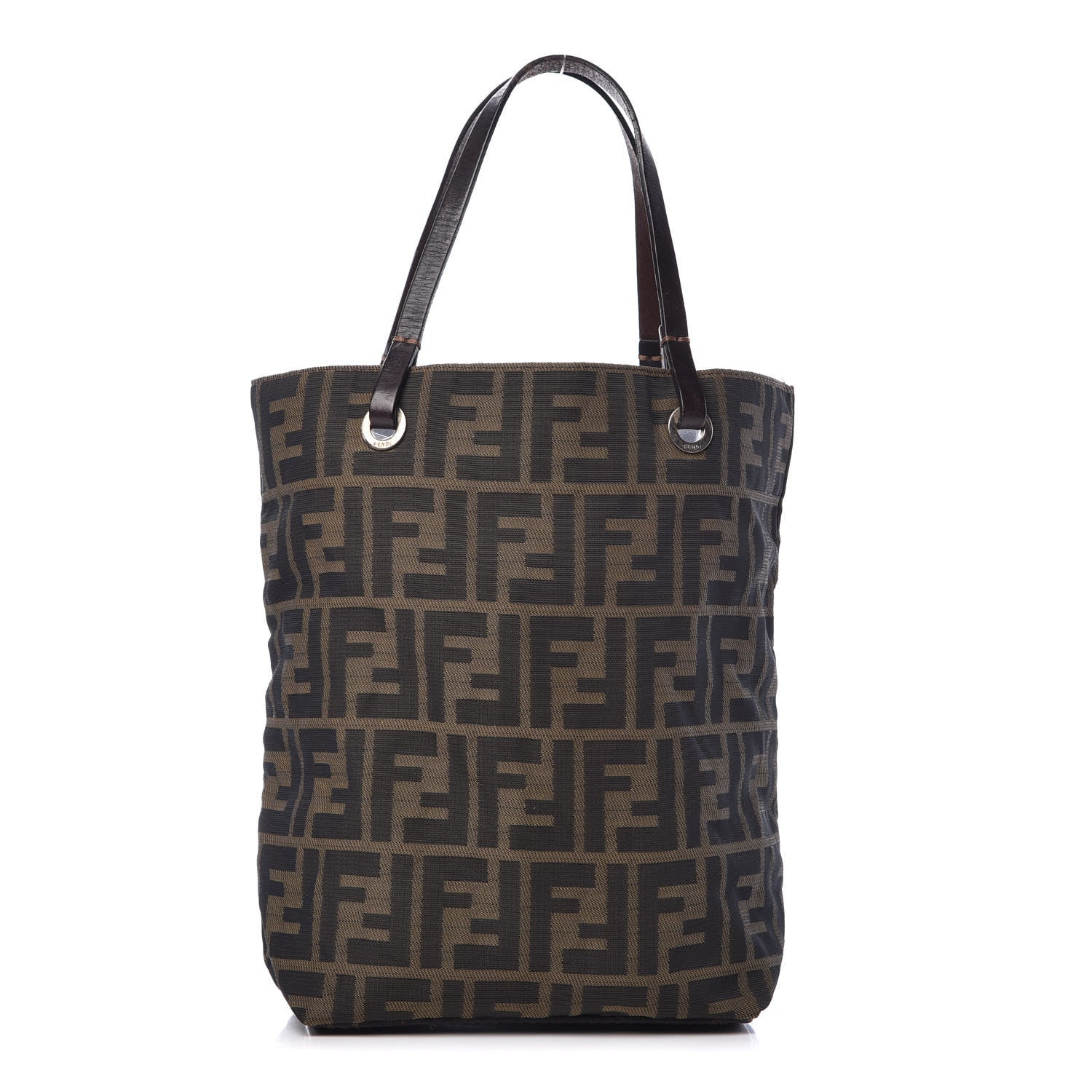 Fendi Zucca Mini Tote Tobacco 1 of 14
