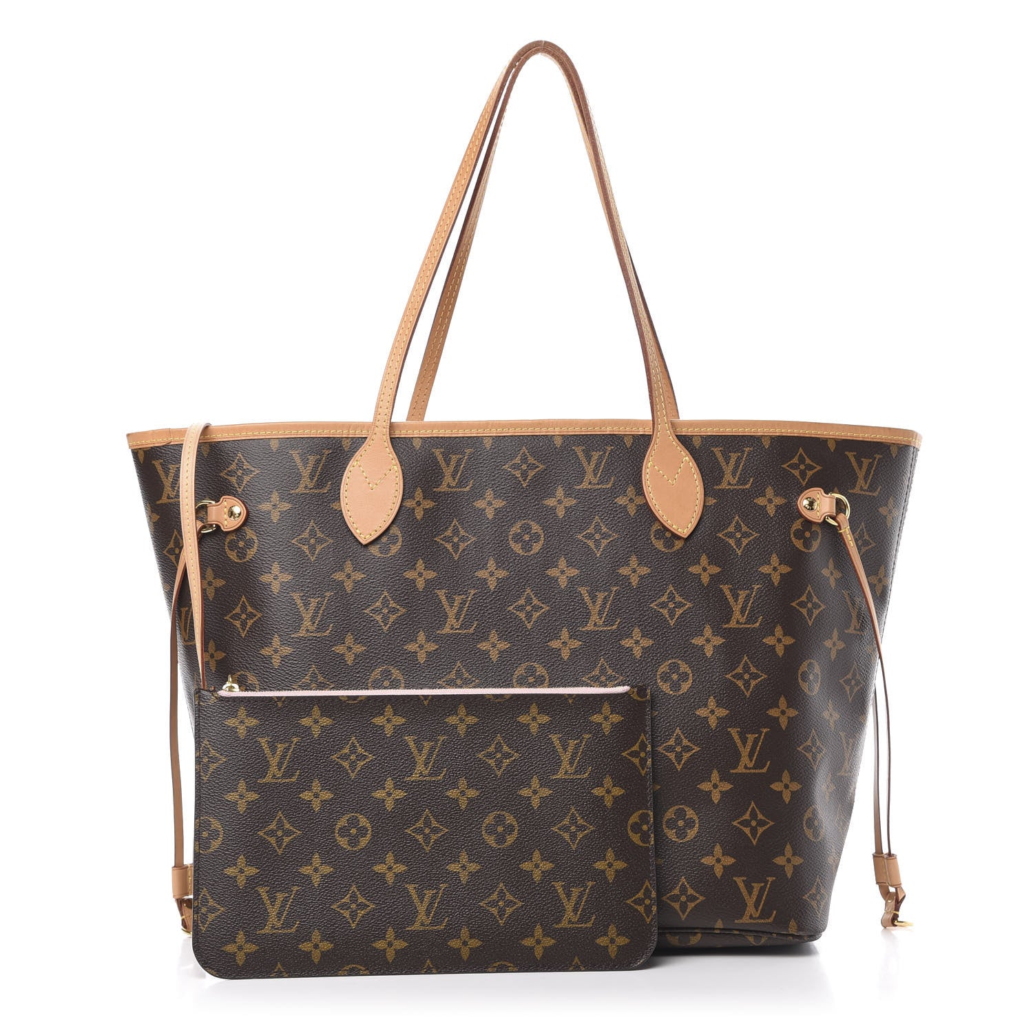Louis Vuitton Monogram Neo Neverfull MM Rose Ballerine 1 of 15