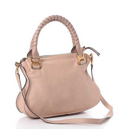 Chloe Calfskin Medium Marcie Satchel Blush Nude 4 of 13