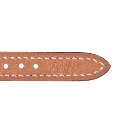 Hermes Epsom Heure H Hour Watch TPM Strap Gold 3 of 6