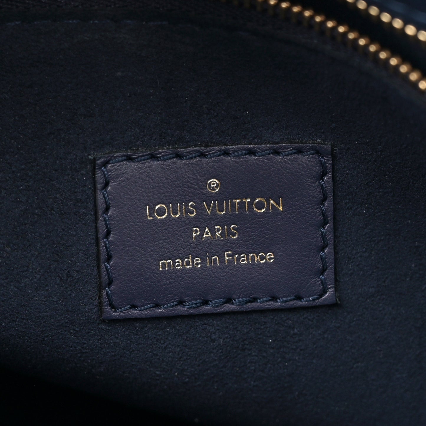 Calfskin Mahina Braided On My Side MM Navy Blue
